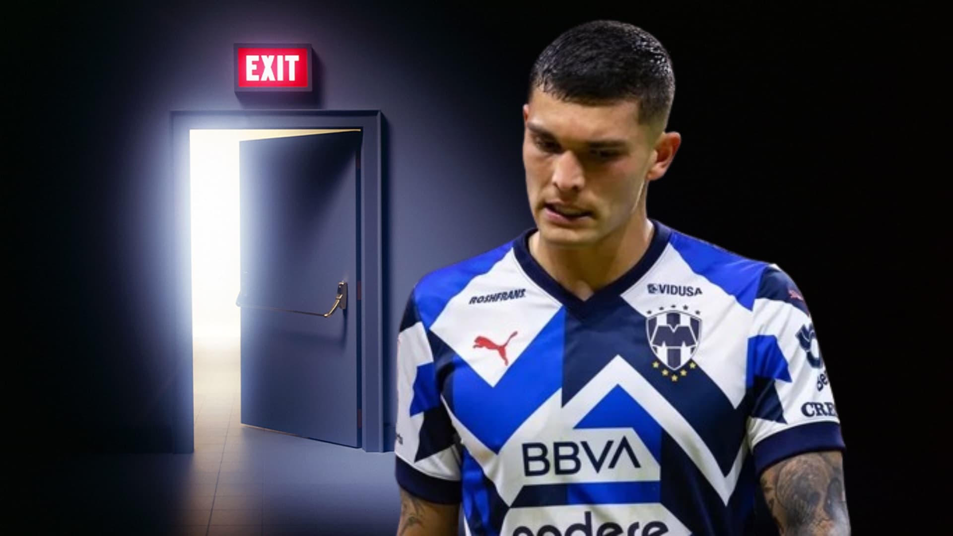 La última actualización sobre la salida de Brandon Vázquez para el partido de Monterrey vs Pachuca
