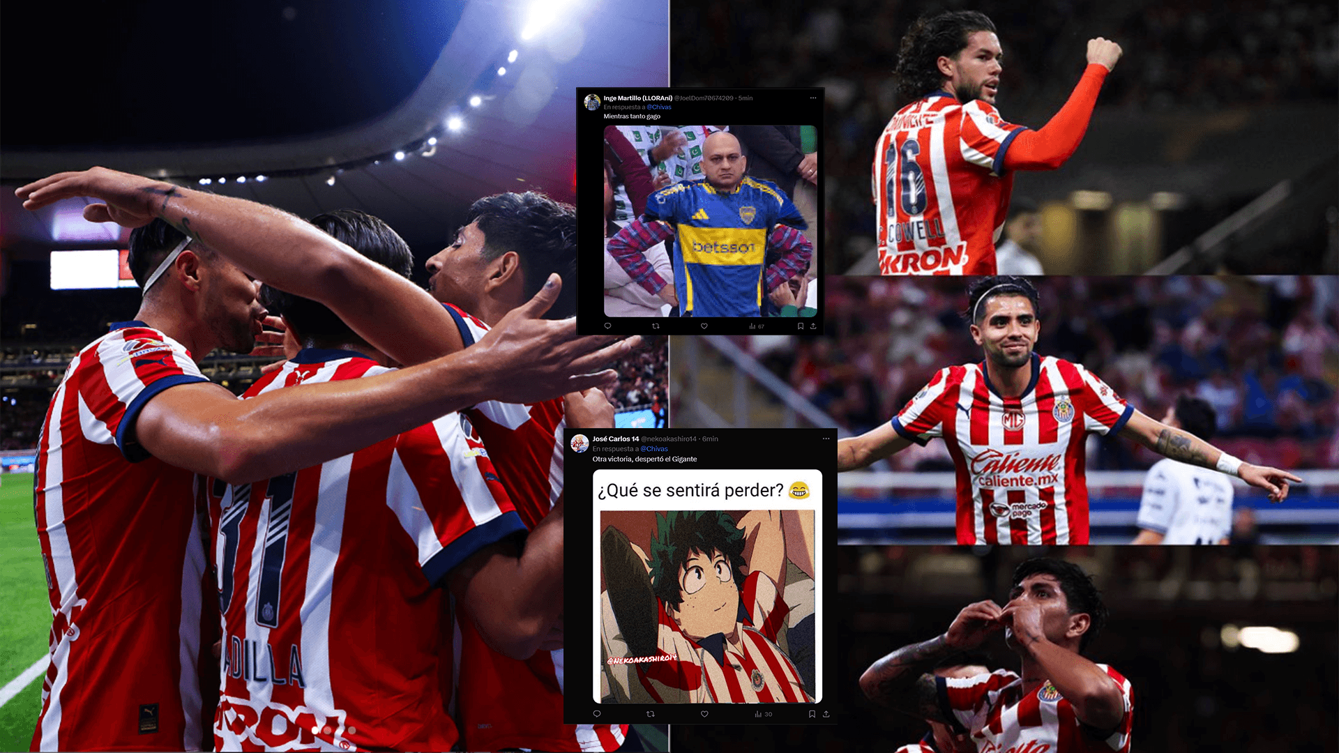 Las Chivas remontaron al Necaxa y los memes no perdonaron / Foto: X @chivas