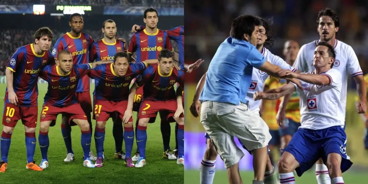 Penoso, ídolo del Barça ex compañero de Messi ataca a un hincha del Mundial