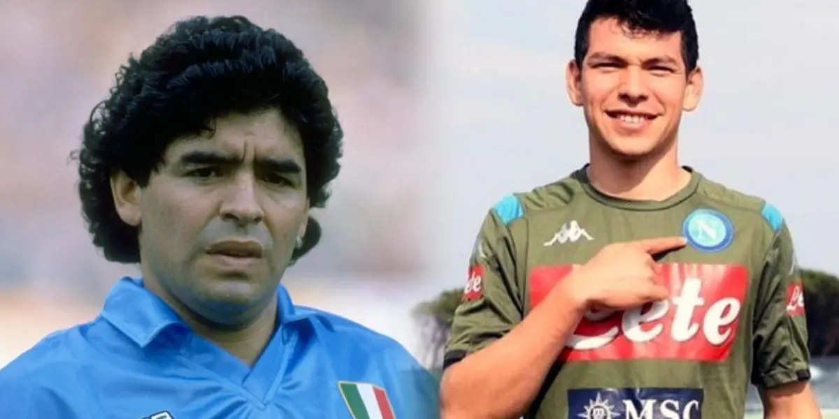Las palabras de Diego Armando Maradona sobre el juego de Hirving Lozano en el Nápoli.