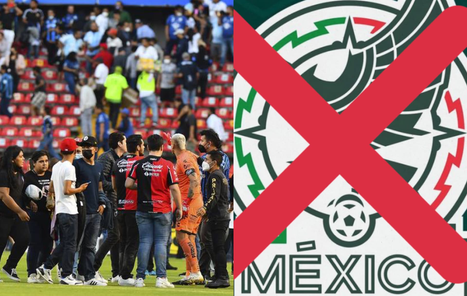 Las redes se indignaron ante los sucesos violentos dentro de La Corregidora que interrumpió el partido entre el Atlas y Querétaro.