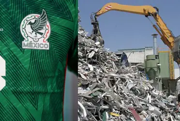 Le dieron la 9 del seleccionado mexicano en su momento, no pudo trascender, ahora recicla metales. 