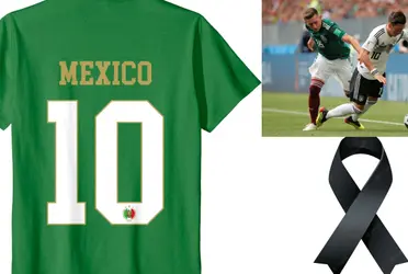 Le dieron la camiset 10 del seleccionado mexicano, fue una de la figuras ante Alemania. Perdió la vida. 