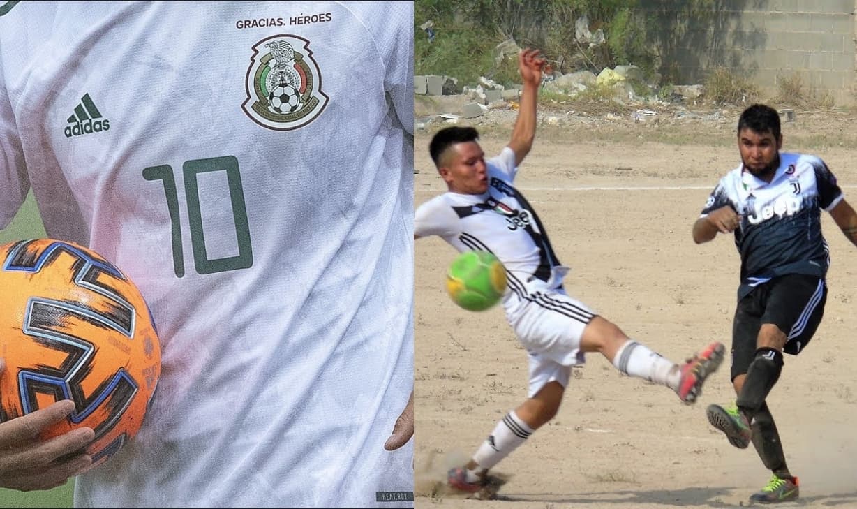 Le dieron la camiseta de la selección nacional de México pero su nivel no le dio para más. Le pesó e jersey, ahora juega en el llano.