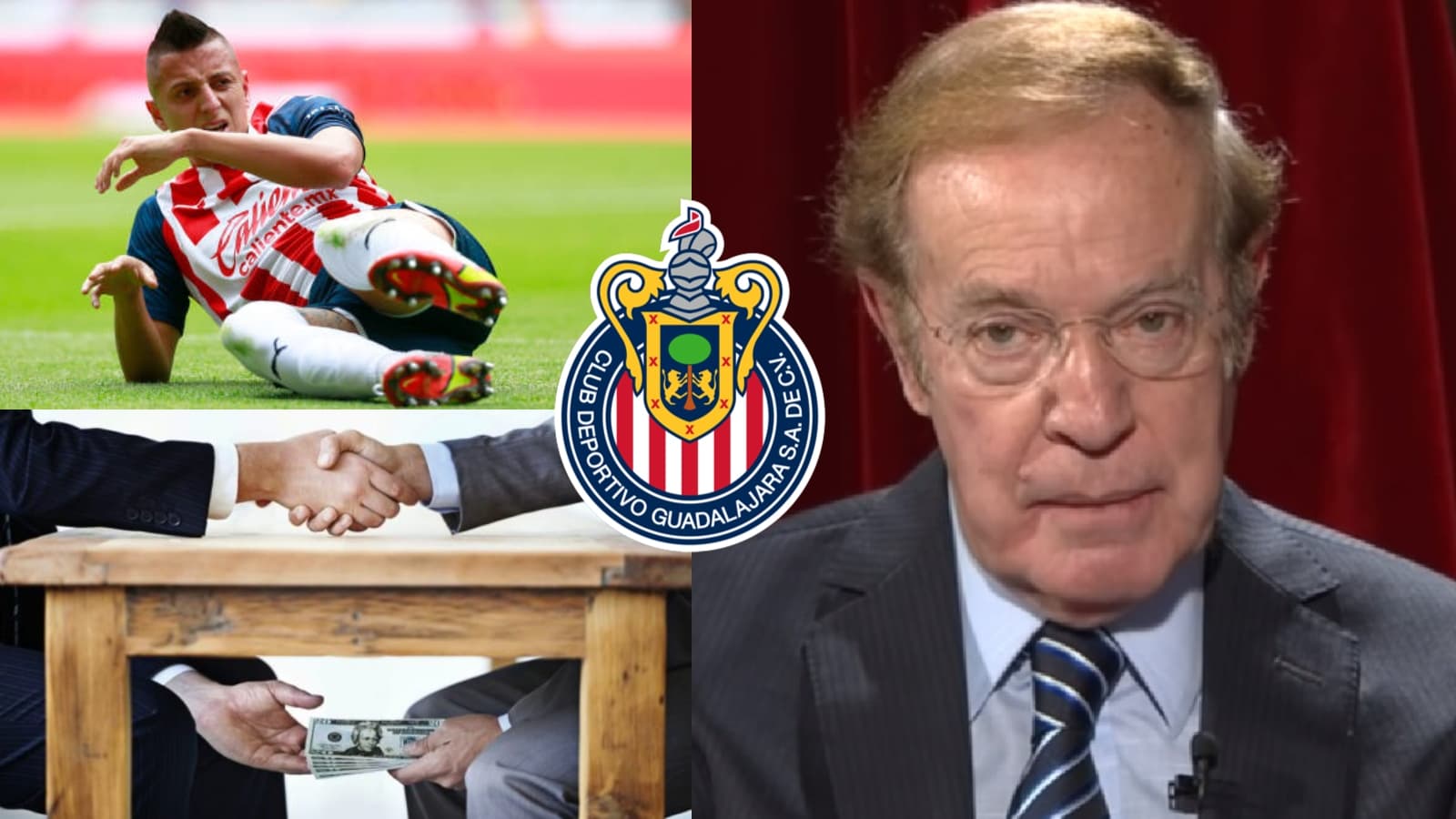 Le roban descaradamente a Chivas y según José Ramón Fernández habría un motivo