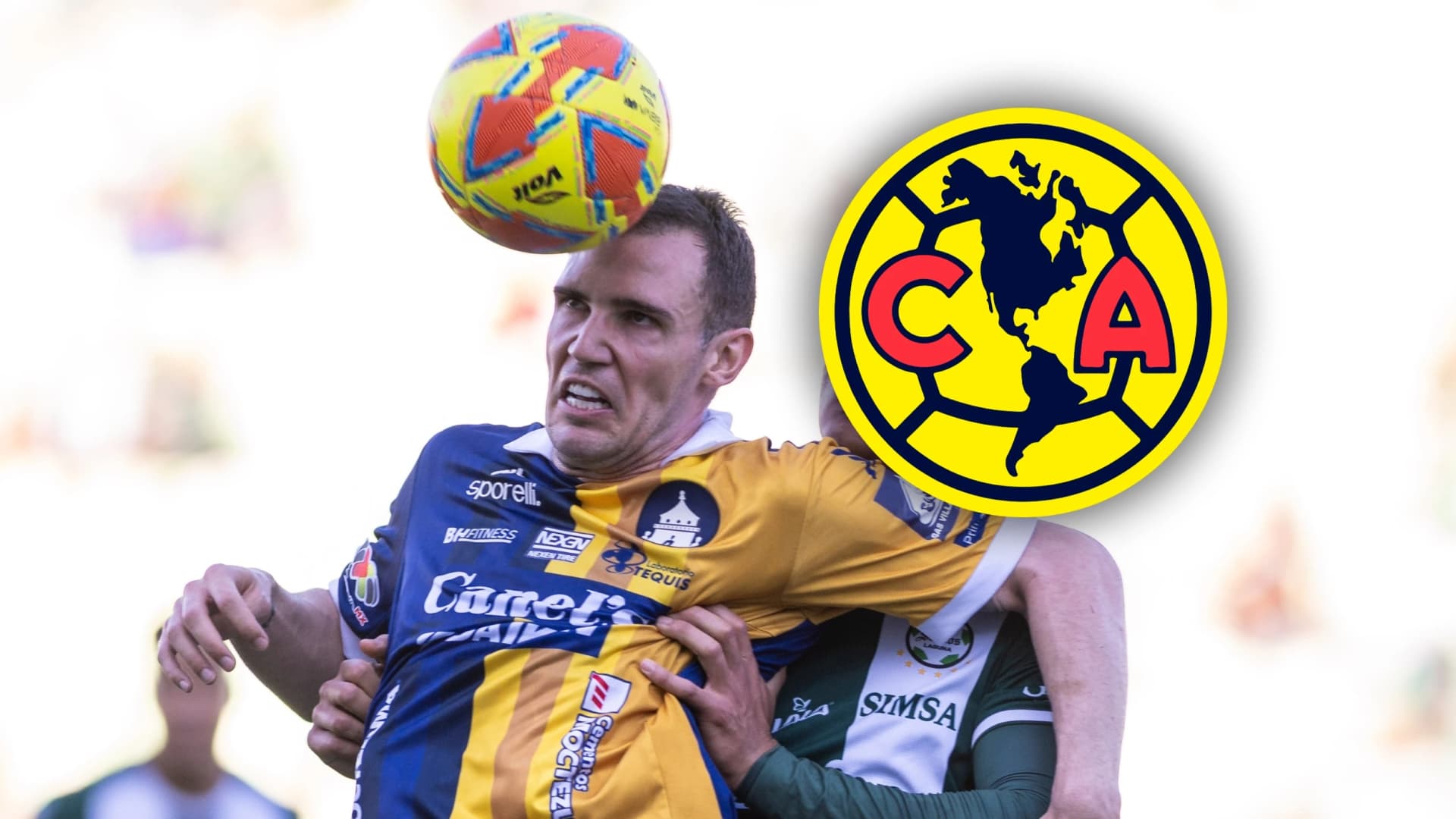 Leo Bonatini durante su etapa en el San Luis