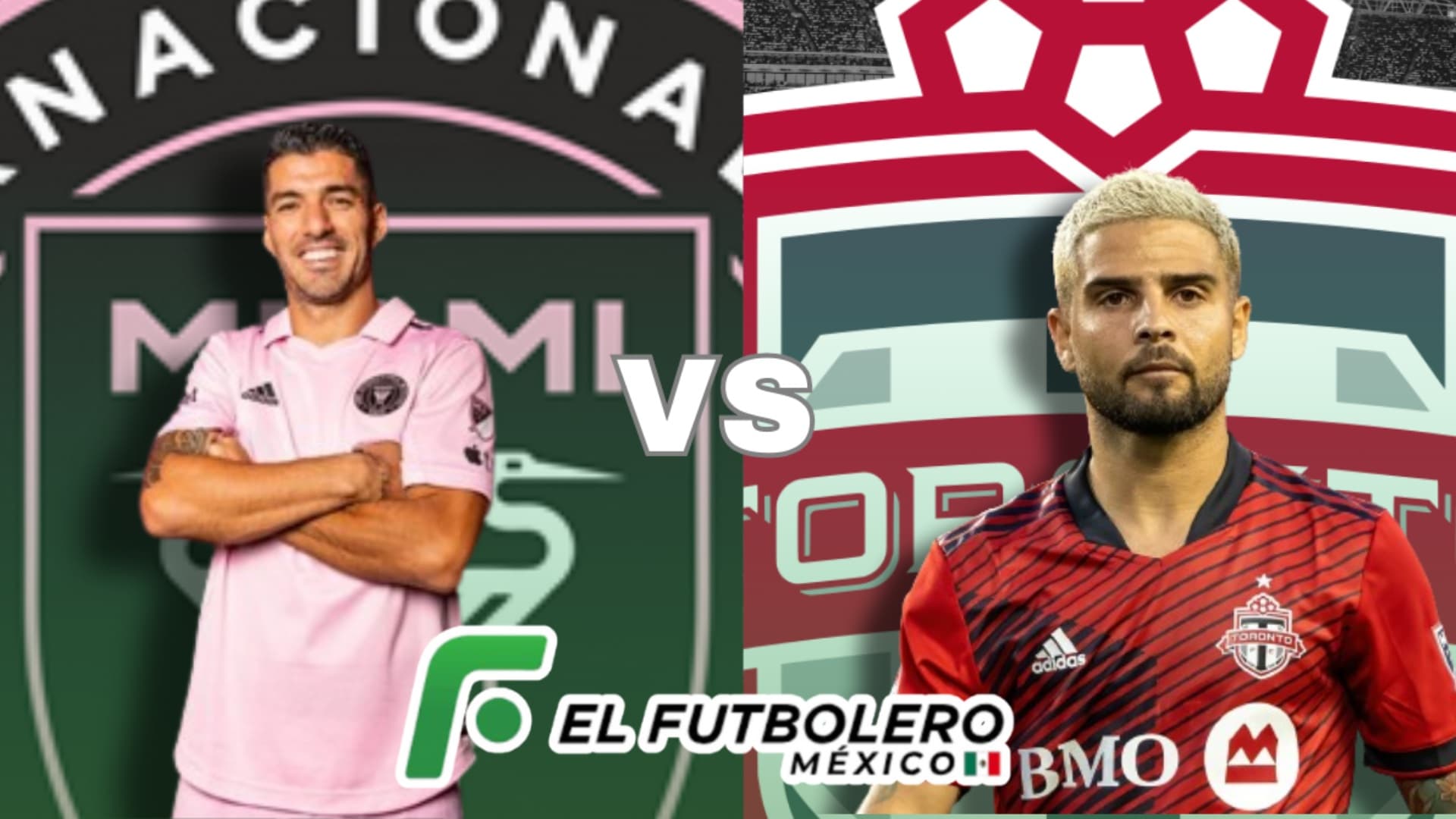 Leo Suarez Inter de Miami y Lorenzo Insigne Toronto FC - Foto MLS