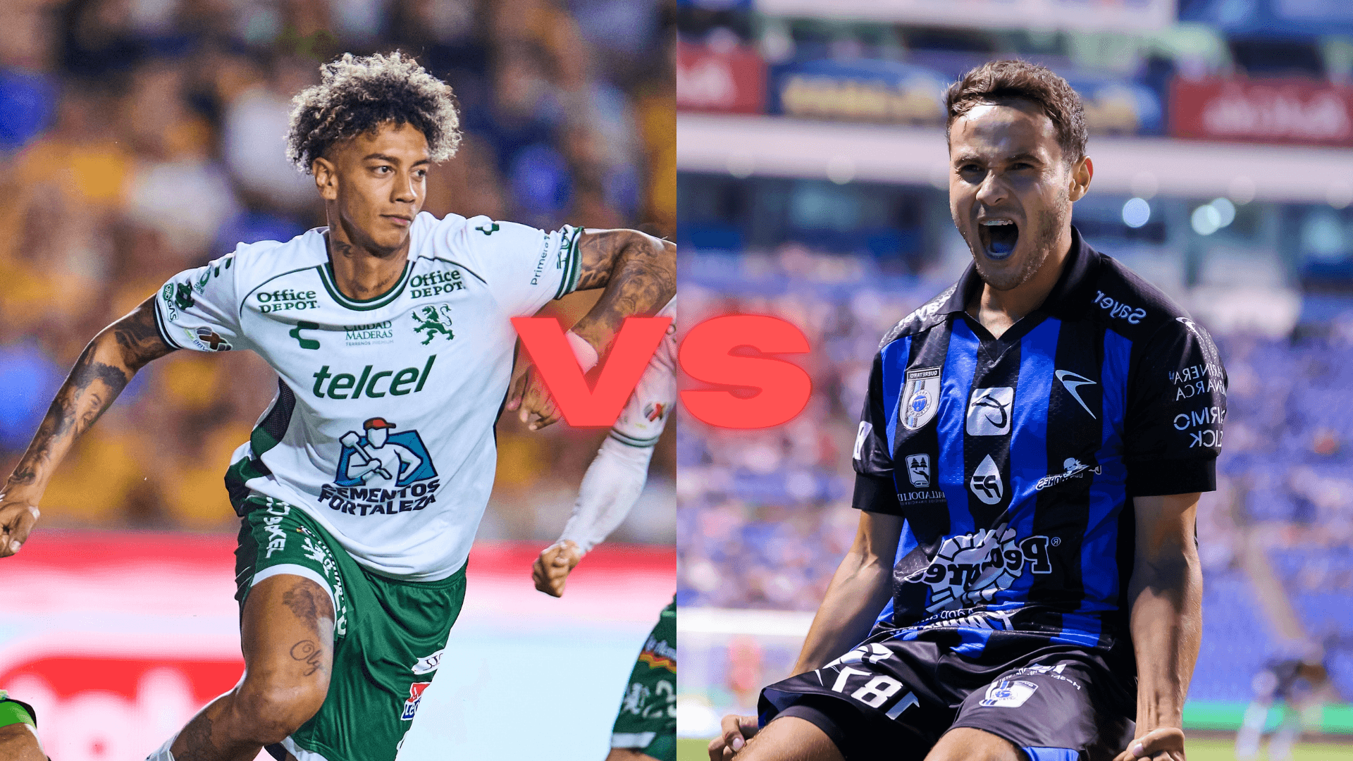León recibirá a Querétaro en la Jornada 14. | Foto: X oficial de @ClubLeon y @Club_Queretaro