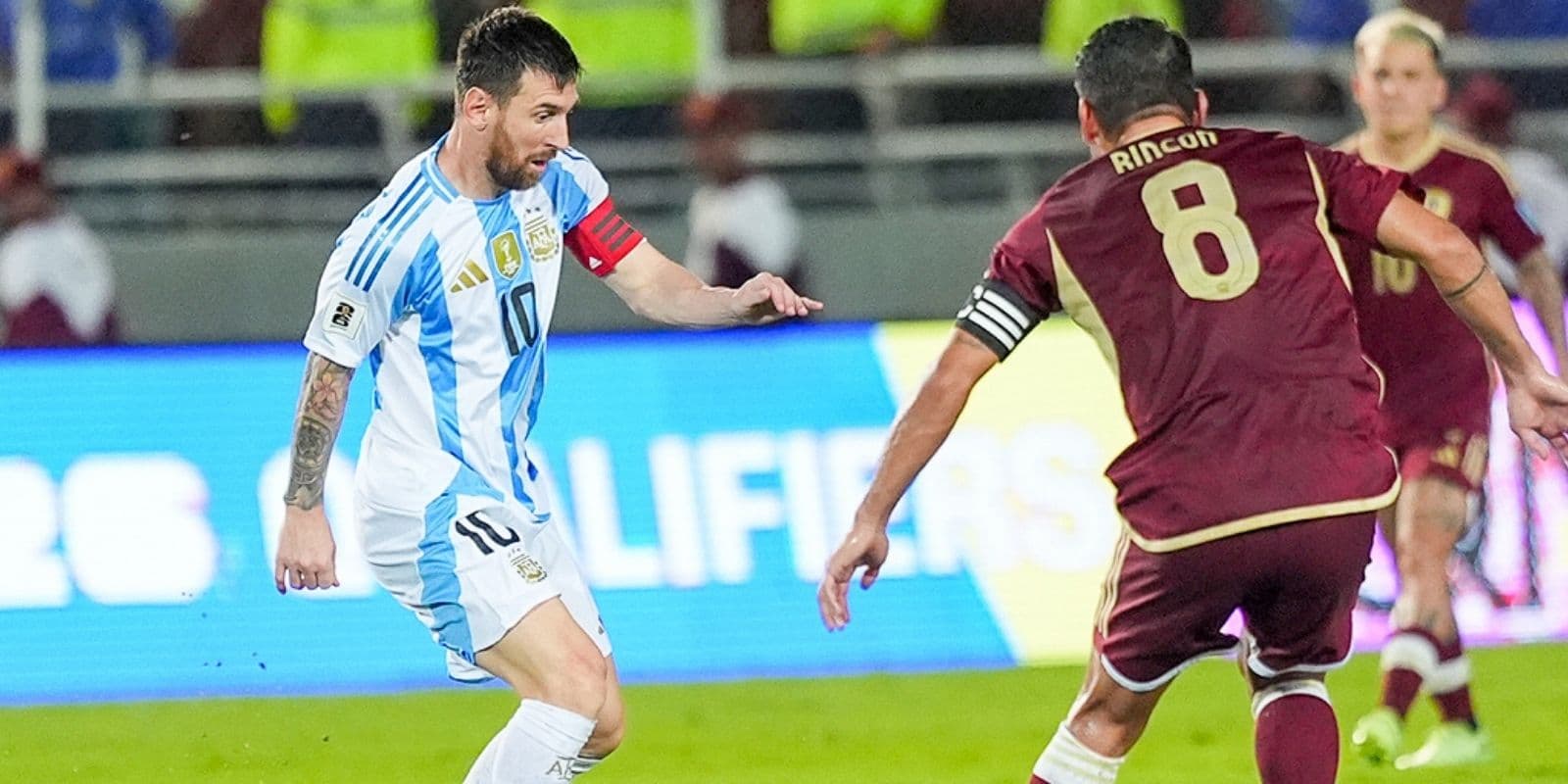 Lionel Messi ante Venezuela (Fuente: Selección Argentina)