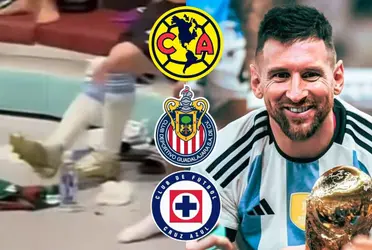 Lionel Messi fue criticado por pisar la playera de la selección mexicana, pero sí respeta otra playera 