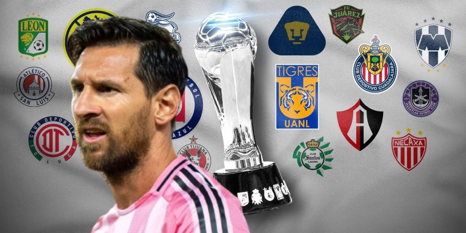 Lionel Messi junto a clubes de la Liga MX / FOTO POSTA DEPORTES