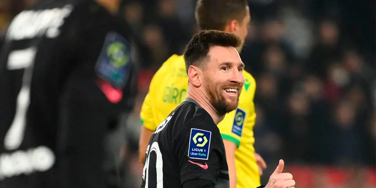 Lionel Messi marcó gol con el París Saint-Germain ante el Nantes, y esto tardó en marcar en un encuentro liguero.