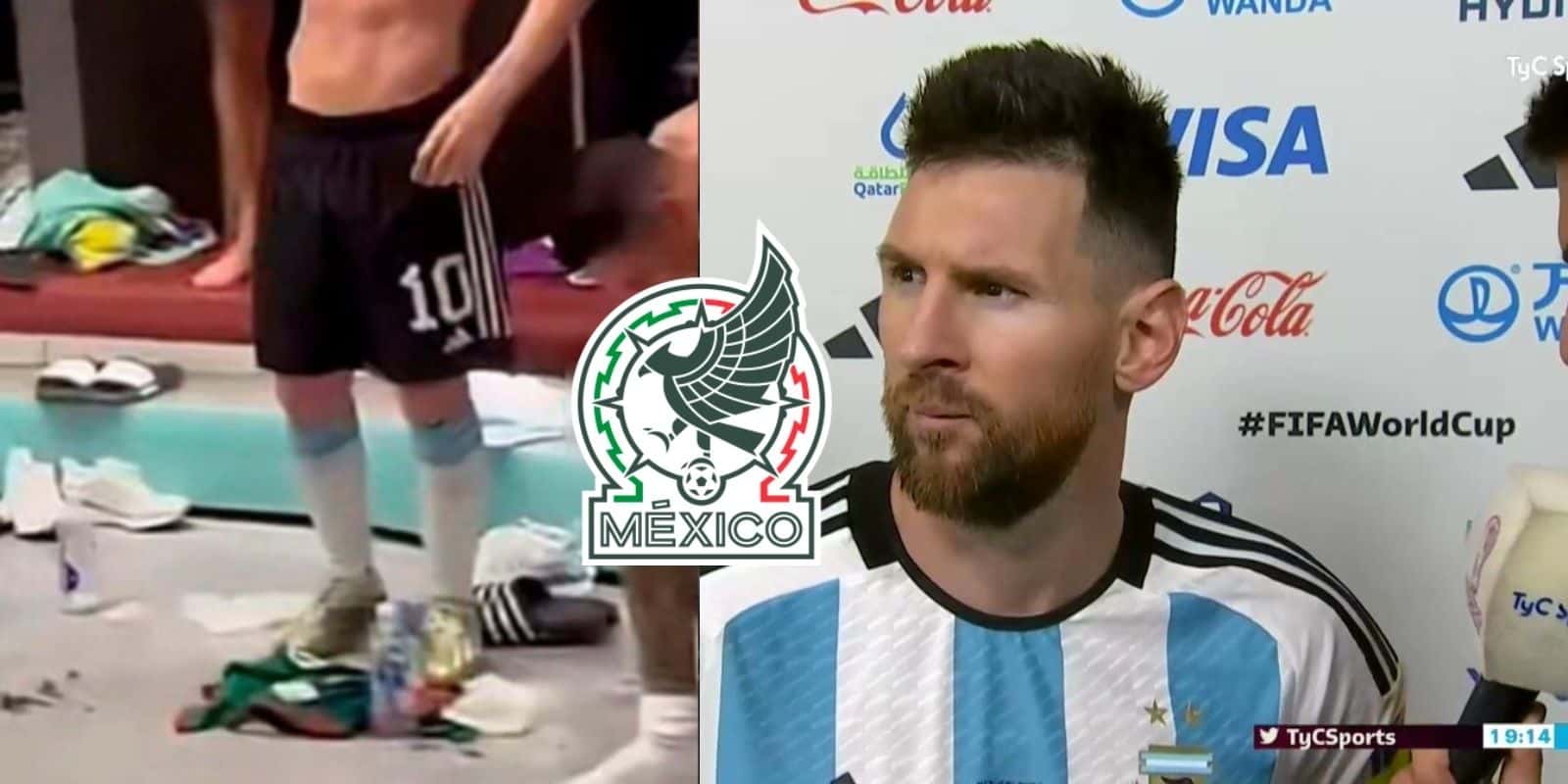 Lionel Messi no solo piso la playera de la Selección Mexicana ahora tuvo un nuevo desprecio con México