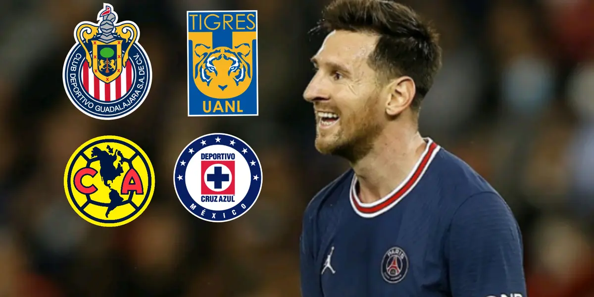 Lionel Messi pese a no haber jugado en el continente americano reconoce varios equipos, entre ellos, a un grande de México