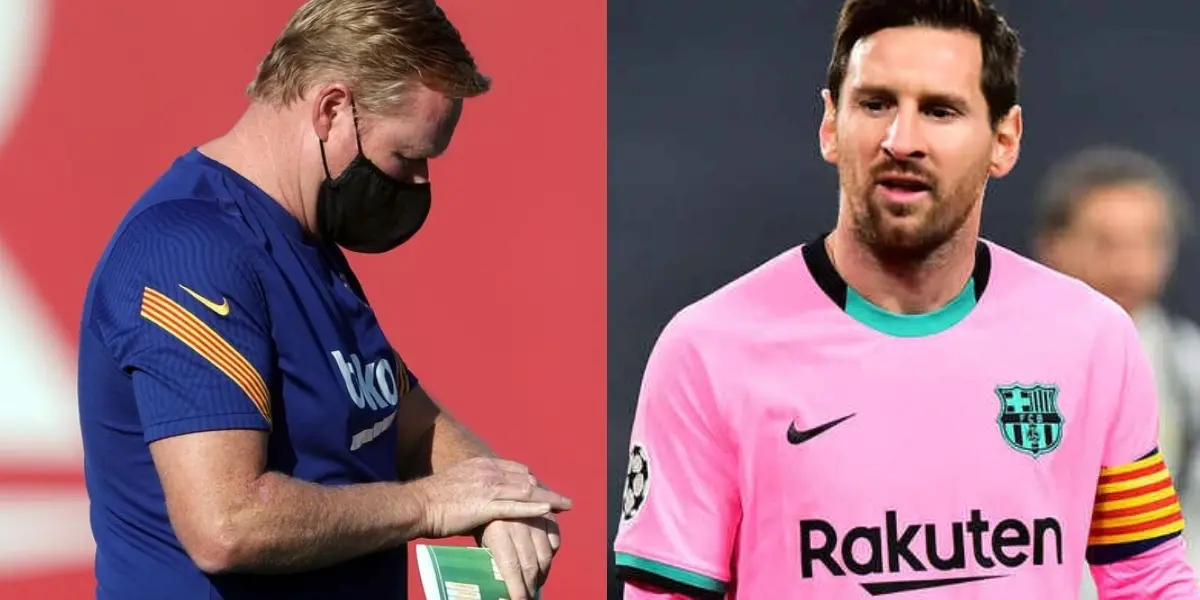 Lionel Messi pierde la cabeza en el duelo entre Alavés y el FC Barcelona que demostraría el disgusto que tiene contra el entrenador Ronald Koeman.