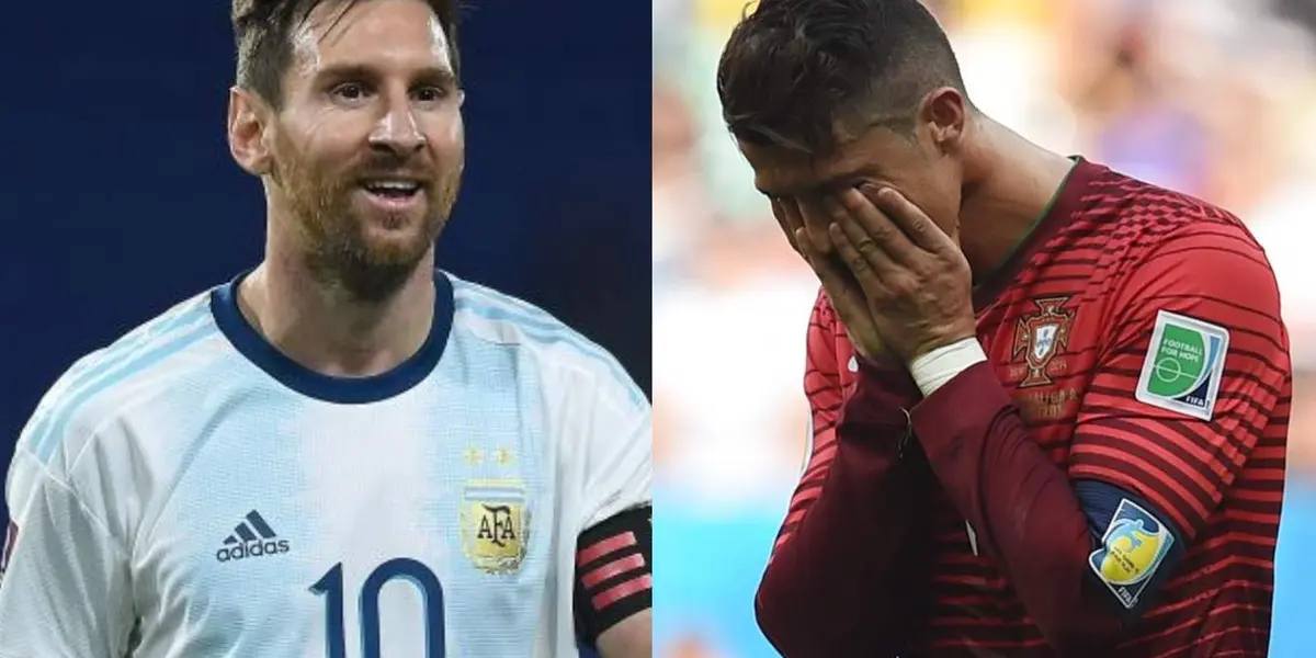 Lionel Messi quiere seguir en la élite del fútbol y le da una bofetada a Cristiano Ronaldo.