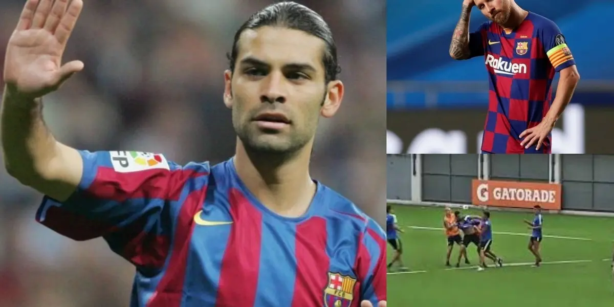 Lionel Messi quiso golpearlo en su momento, ahora Rafa Márquez le da una lección de humildad y le recuerda por qué debe quedarse en Barcelona.