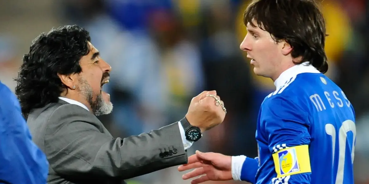 Lionel Messi quiso mostrar respeto a Diego Maradona y lo hizo de esta espectacular manera.