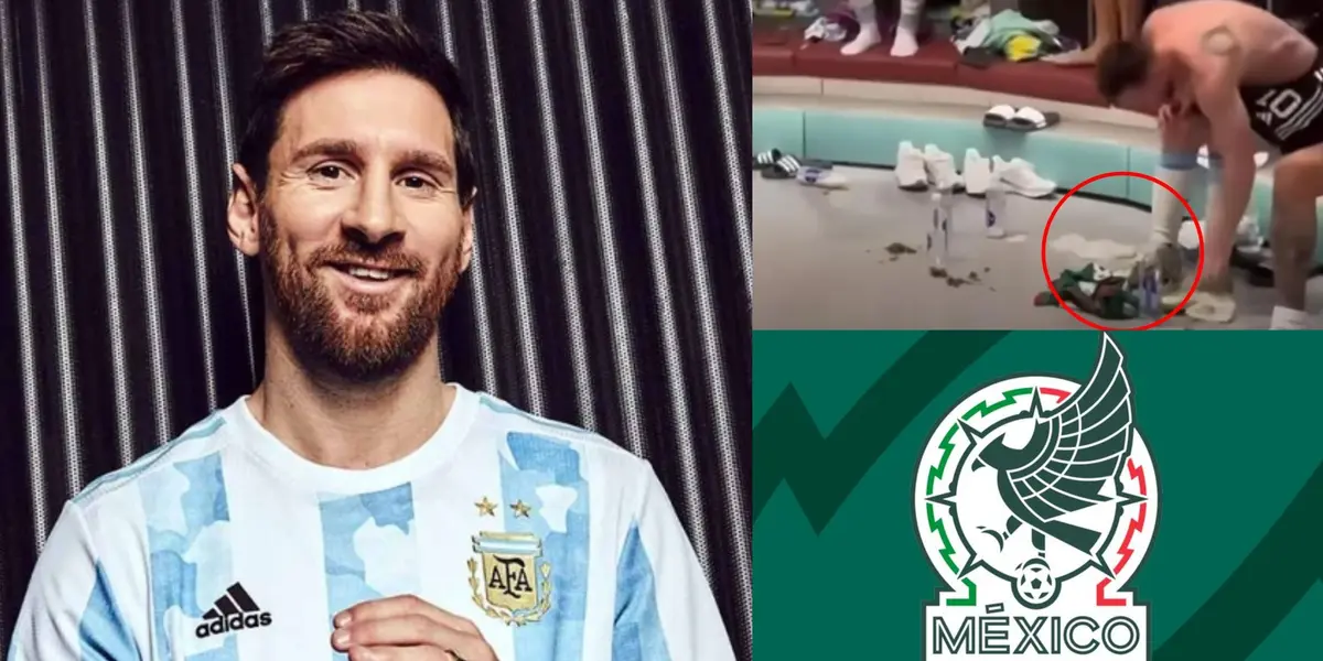 El último clavo de Messi en el ataúd del Tri, luego de pisar la camiseta de México