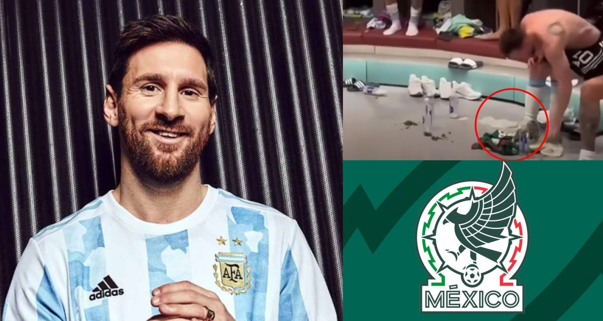 Lionel Messi y el último clavo para hundir al proceso de México, tras pisar la camiseta.