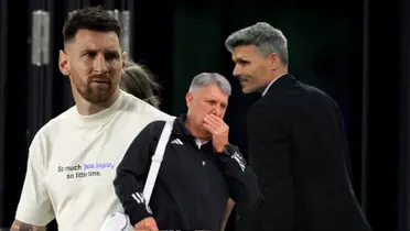 Lionel Messi y Martino encararon a Ortiz, todo por sus declaraciones sobre la incidencia del arbitraje