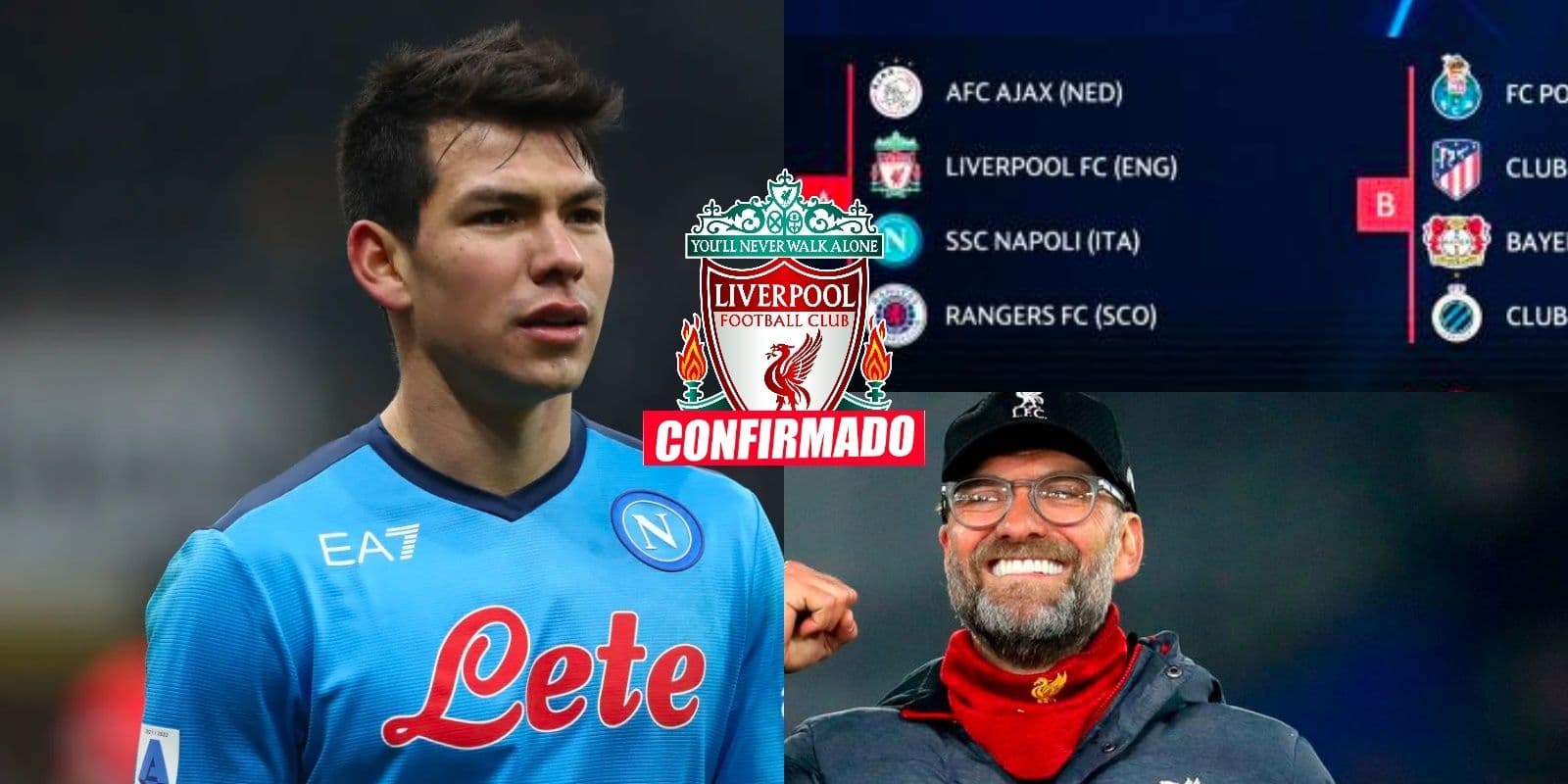 Liverpool quiere a Hirving Lozano luego de enterarse de que enfrentarán al Napoli en Champions.