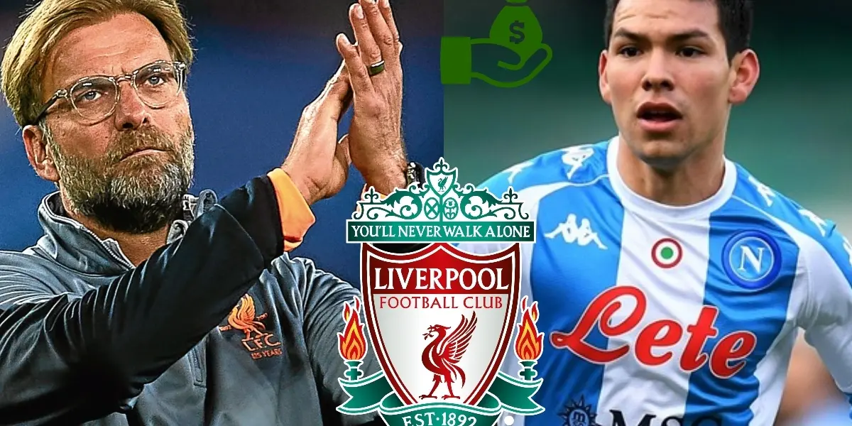 Liverpool se interesa en Hirving Lozano y en el Napoli dan luz verde para venderlo, aunque en un precio muy elevado.
