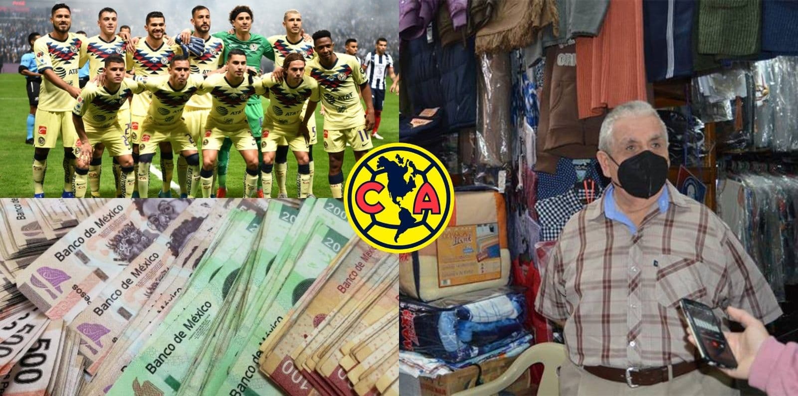 Llegó a ser el jugador más importante del América y toda la liga, ya no le dio más el fútbol y tiene que vender ropa.