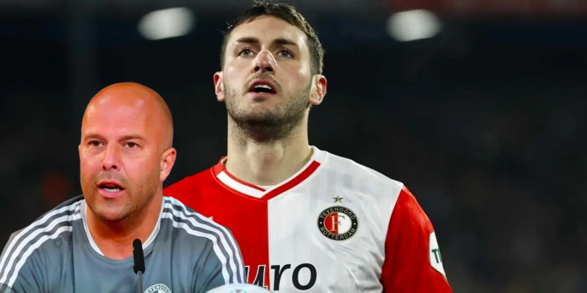 Lo que dice el DT del Feyenoord sobre Santi Giménez y si lo saca de la titular