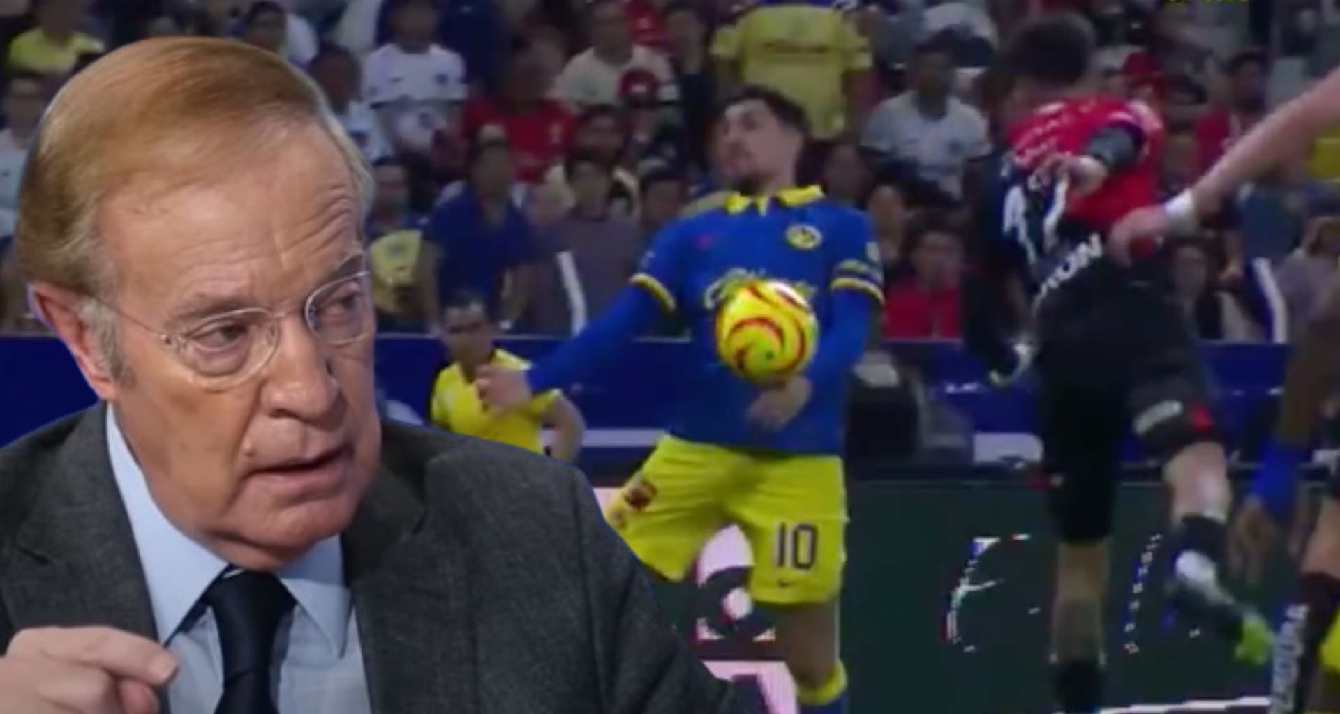 Lo que dijo José Ramón Fernández al ver la mano del América que no se pitó