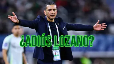 Jaime Lozano salió molesto y la decisión de dejar la selección mexicana tras perder ante USA