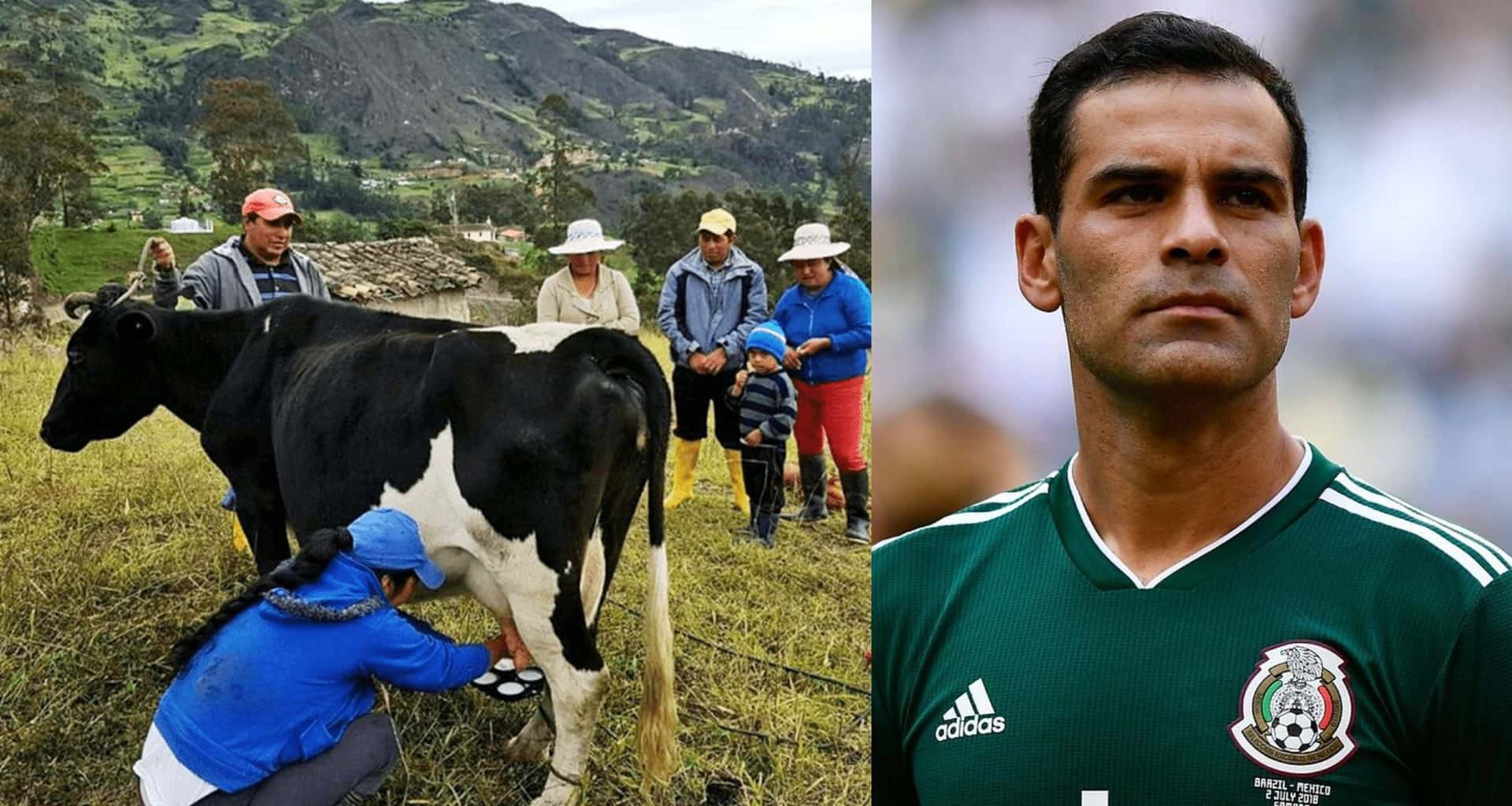Lo vendían como el nuevo Rafael Márquez dentro del seleccionado mexicano pero no le dio el nivel, ahora se dedica al cuidado de ganado.