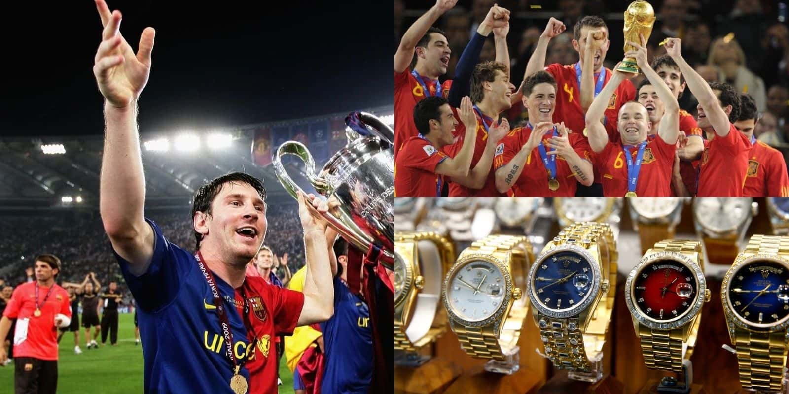Logró levantar la Copa del Mundo y la Champions League, pero ahora vende relojes.