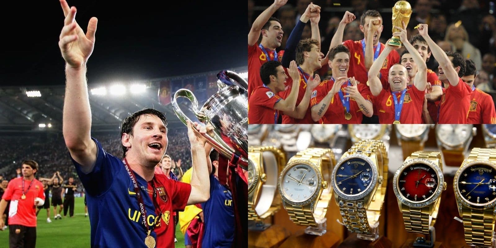 Logró levantar la Copa del Mundo y la Champions League, pero ahora vende relojes.