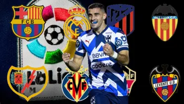 Los 2 clubes de España que quieren llevarse a Berterame de Rayados, uno puso oferta