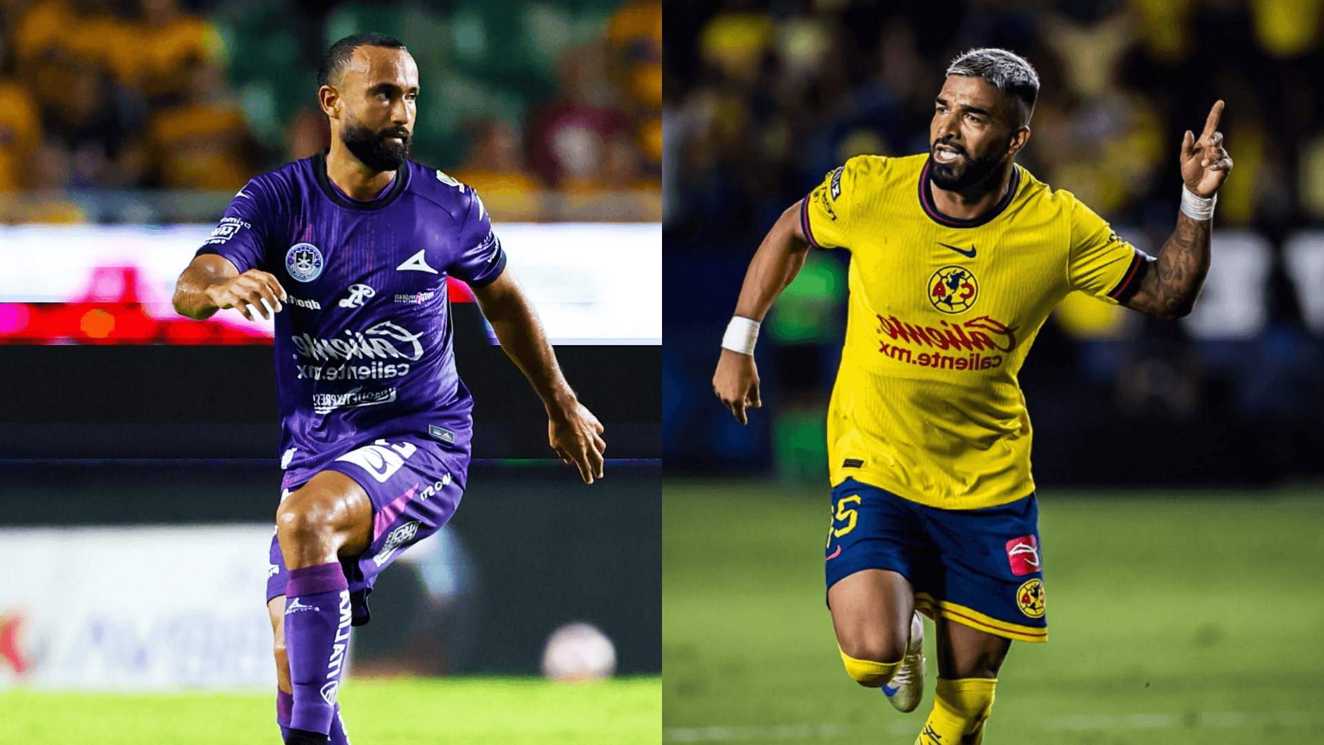 Los Cañoneros recibirán a las Águilas. | Fotos: X de @MazatlanFC e IG oficial de @aguirrerodrigo21
