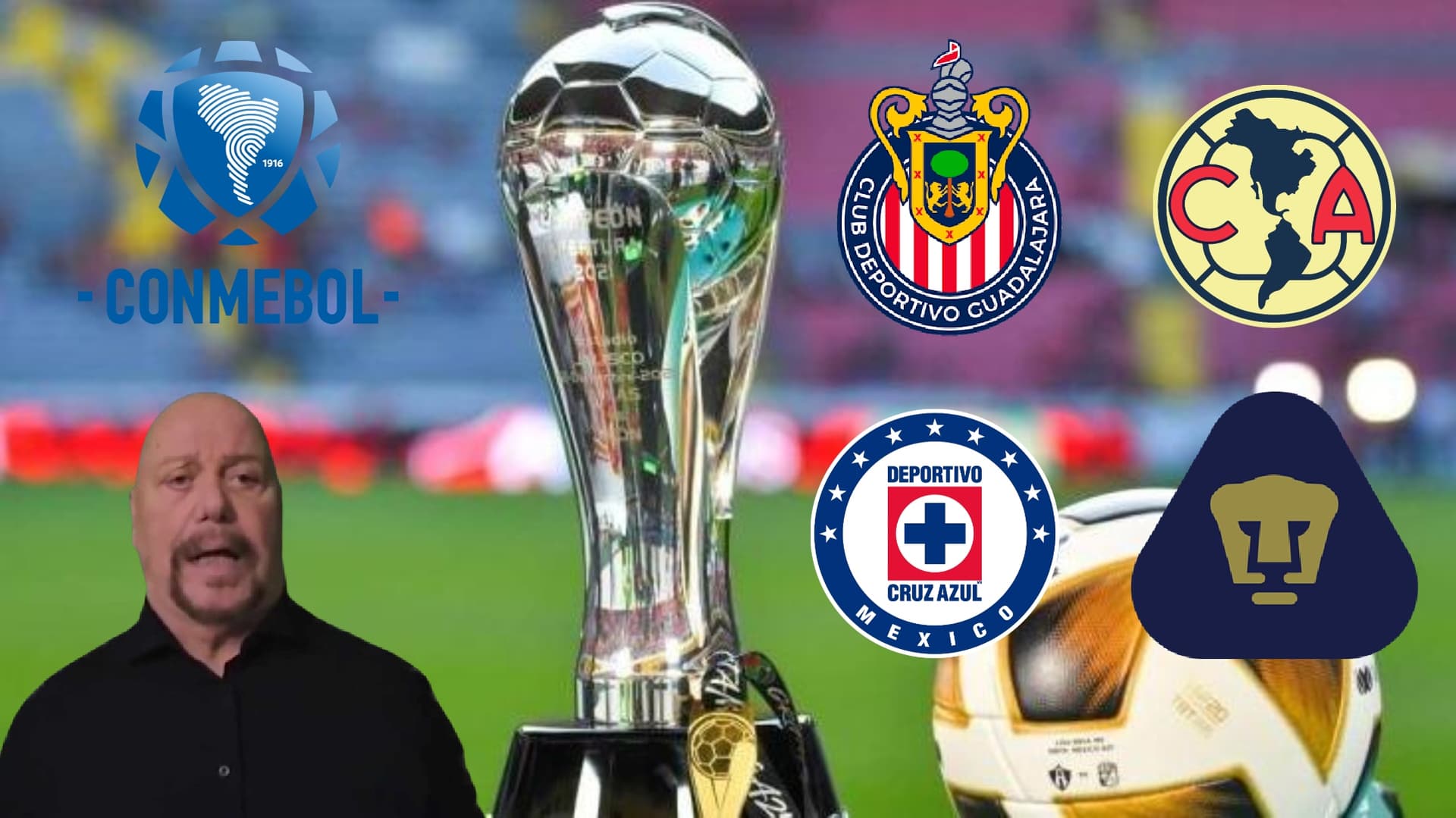 Los cuatro grandes del fútbol Mexicano superan por mucho a los clubes de CONMEBOL.