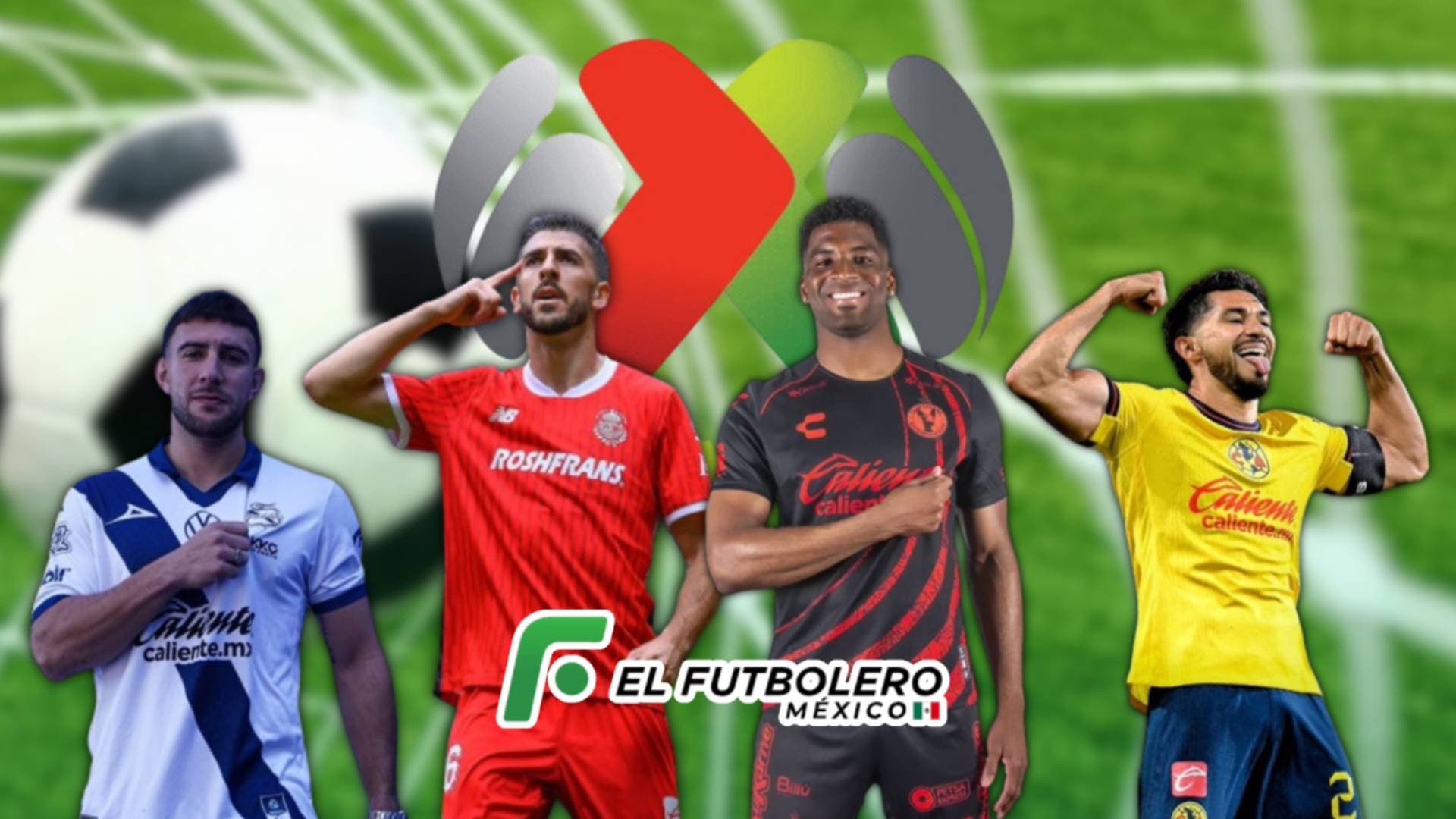 Los jugadores que están en la primera posición en la tabla de goleo | Foto: Esto, Instagram, Reporte Índigo