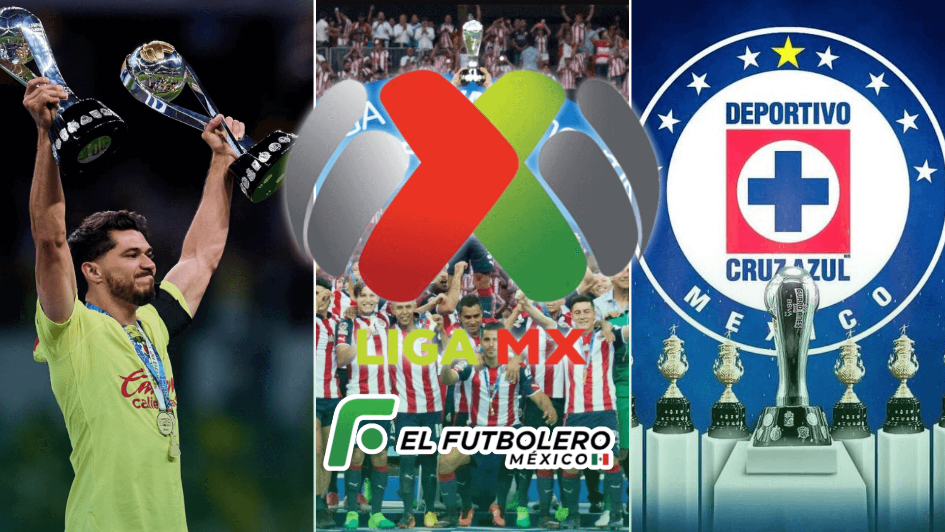 Los mejores equipos de México. | Foto: AS México, Récord, PNG Wing