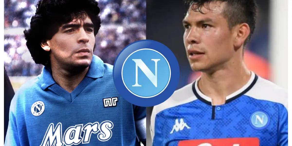 Los números de Hirving Lozano tienen cierta similitud con los de Diego Armando Maradona en su paso por el Nápoles y el mexicano buscará superarlo en la próxima temporada.