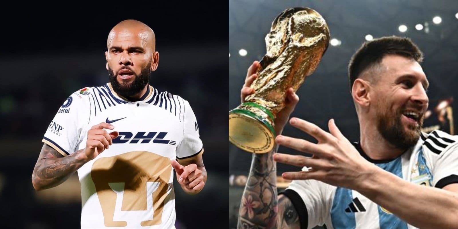 Los Pumas podrían ayudar a que Dani Alves no sea rebasado por Messi en campeonatos.