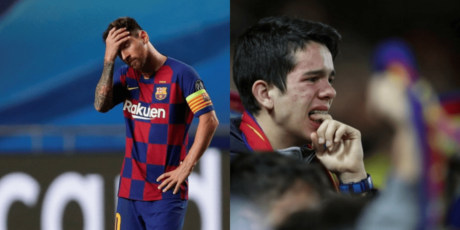 Los simpatizantes culés abandonaron a su equipo cuando más los necesitaba