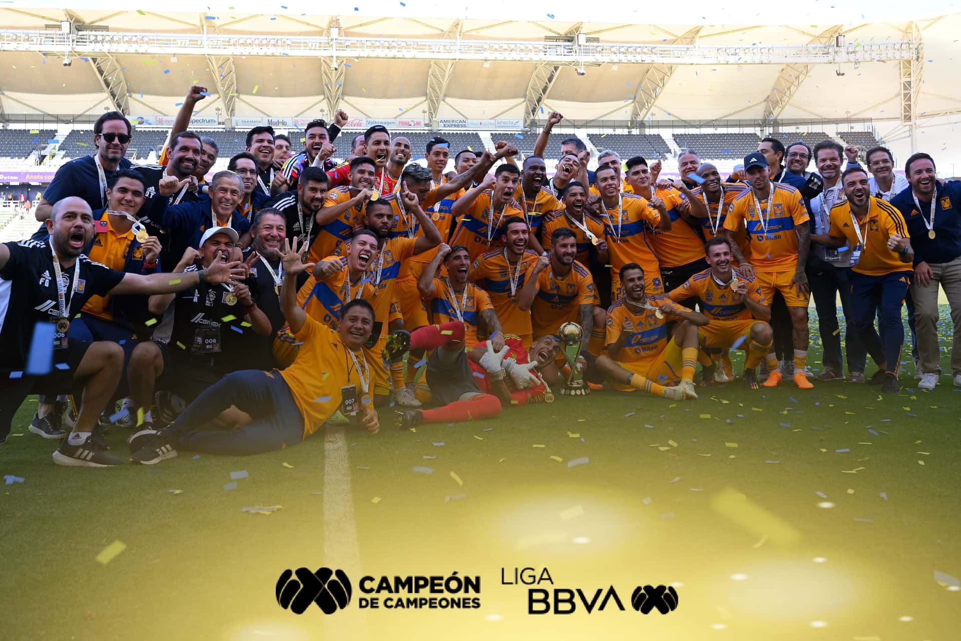 Los Tigres de la UANL volvieron a ganar el campeonato el día de ayer.