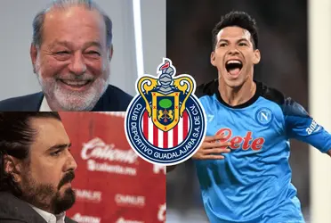 Los tres jugadores que Carlos Slim podría traer a Chivas para que sea campeón, uno es Hirving Lozano