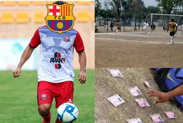 Luego de ser pretendido por el Barcelona, César Villaluz sufrió una terrible lesión y al día de hoy juega en el llano