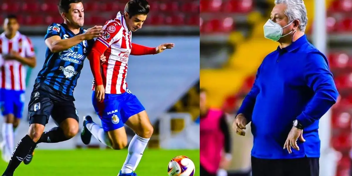 Luego del agónico empate entre Querétaro y Chivas, Víctor Vucetich señaló al principal responsable.