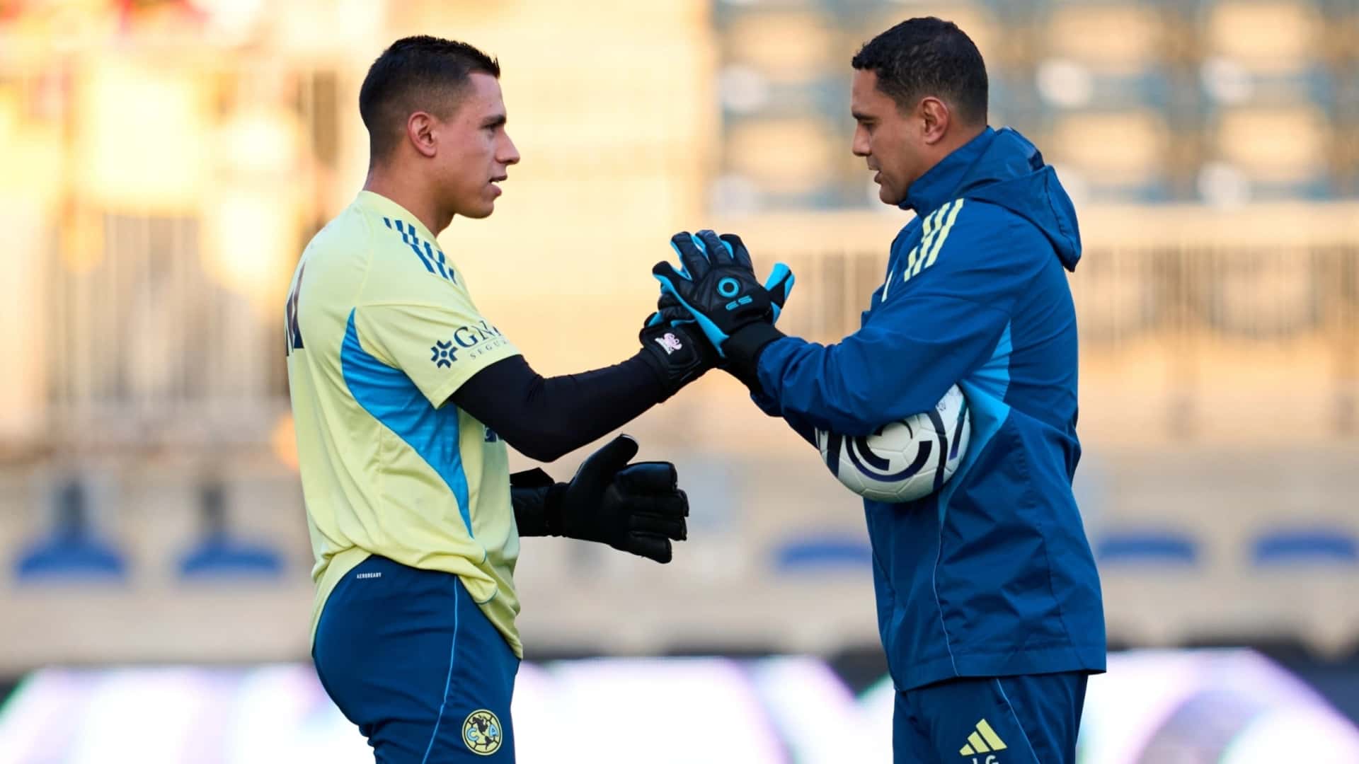 Luis Malagón antes de la lesión en el América