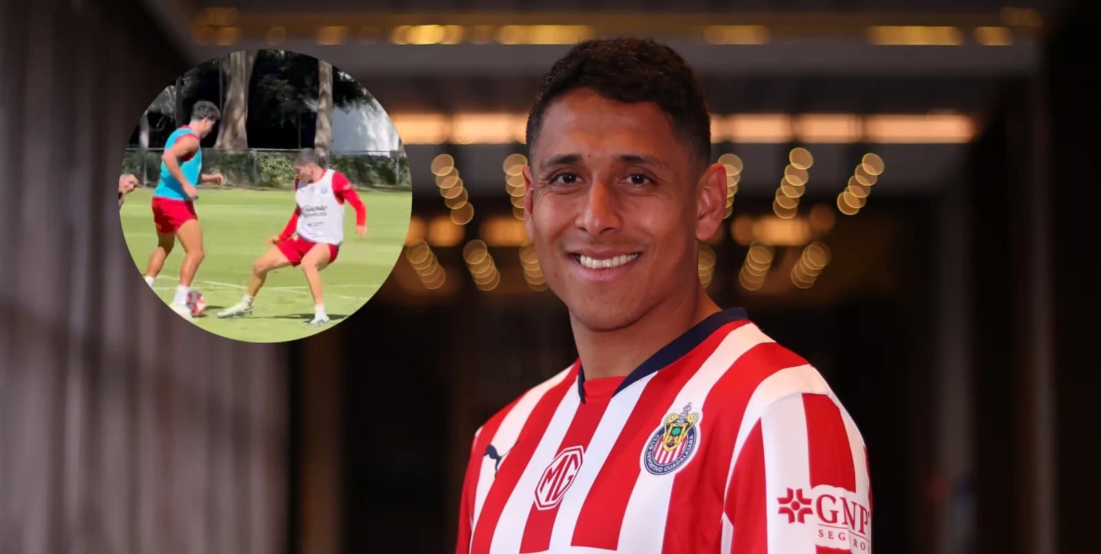 Luis Romo se luce en los entrenamientos / FOTO CHIVAS
