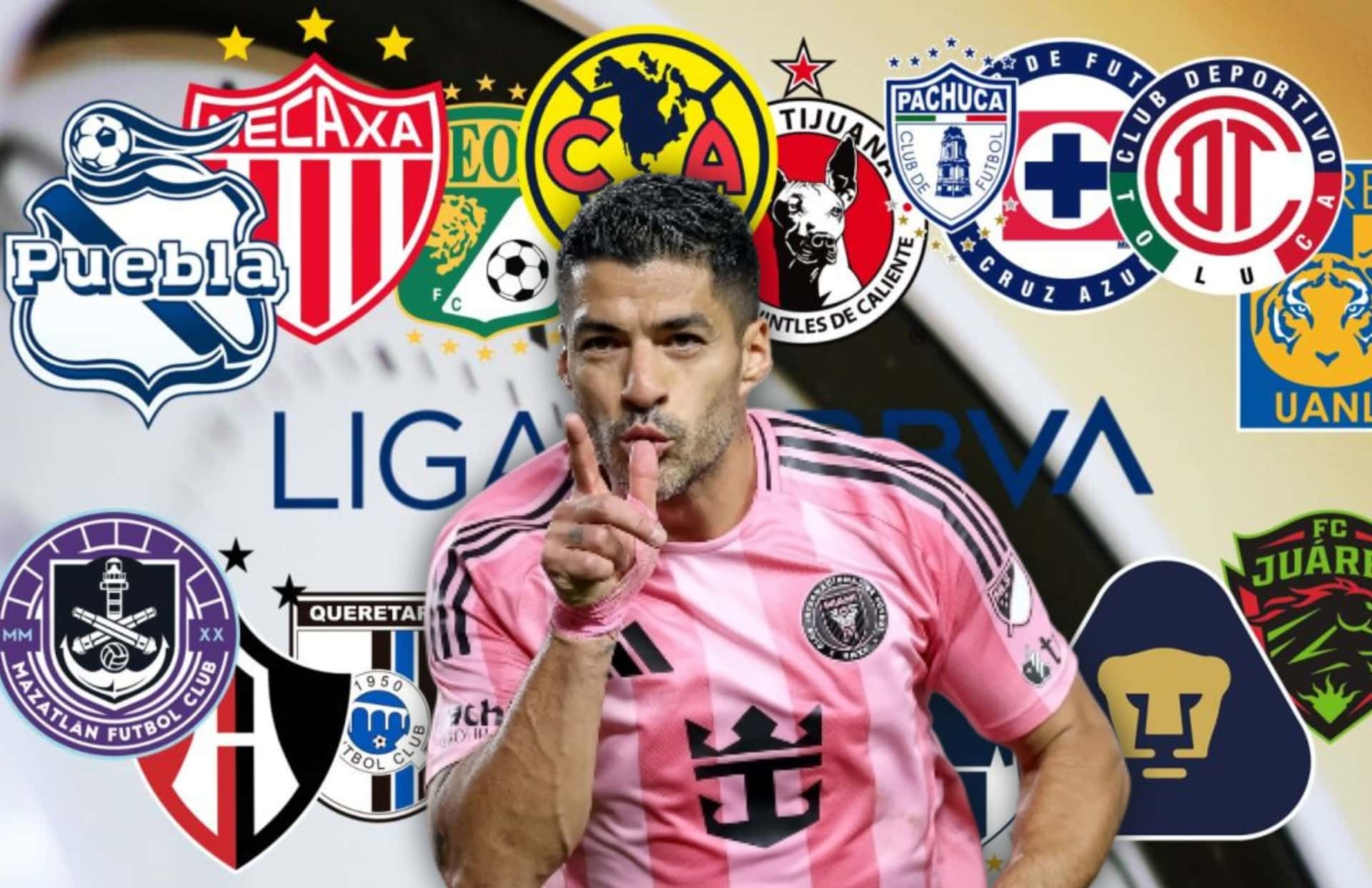 Luis Suárez y equipos de México/Foto Armando Álvarez.