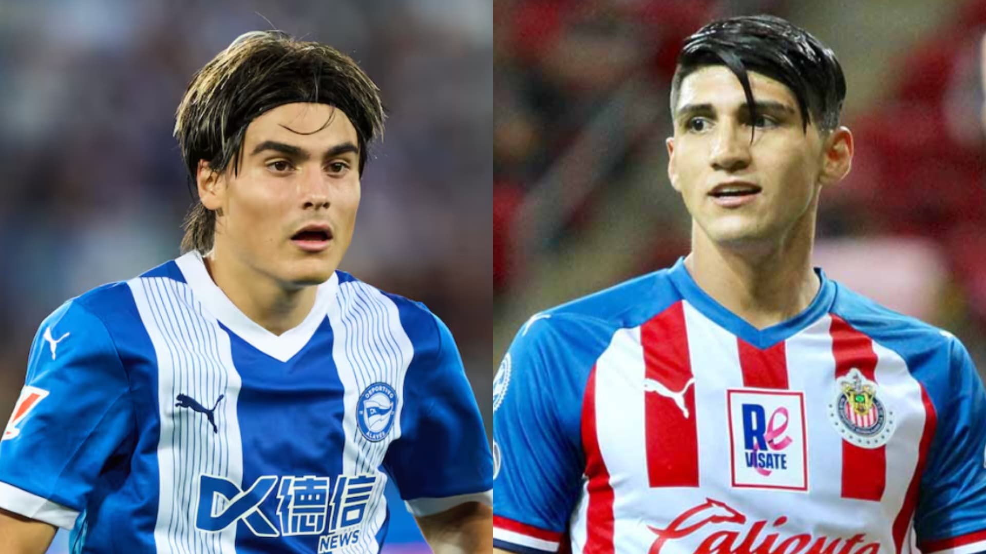 Luka Romero y Alan Pulido / Foto: Mediotiempo